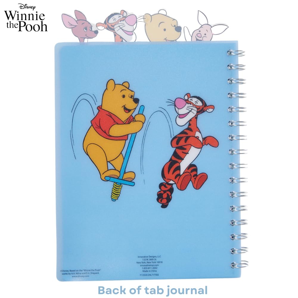 Amazon.com : Disney Winnie The Pooh Tab Journal Notebook, Spiral