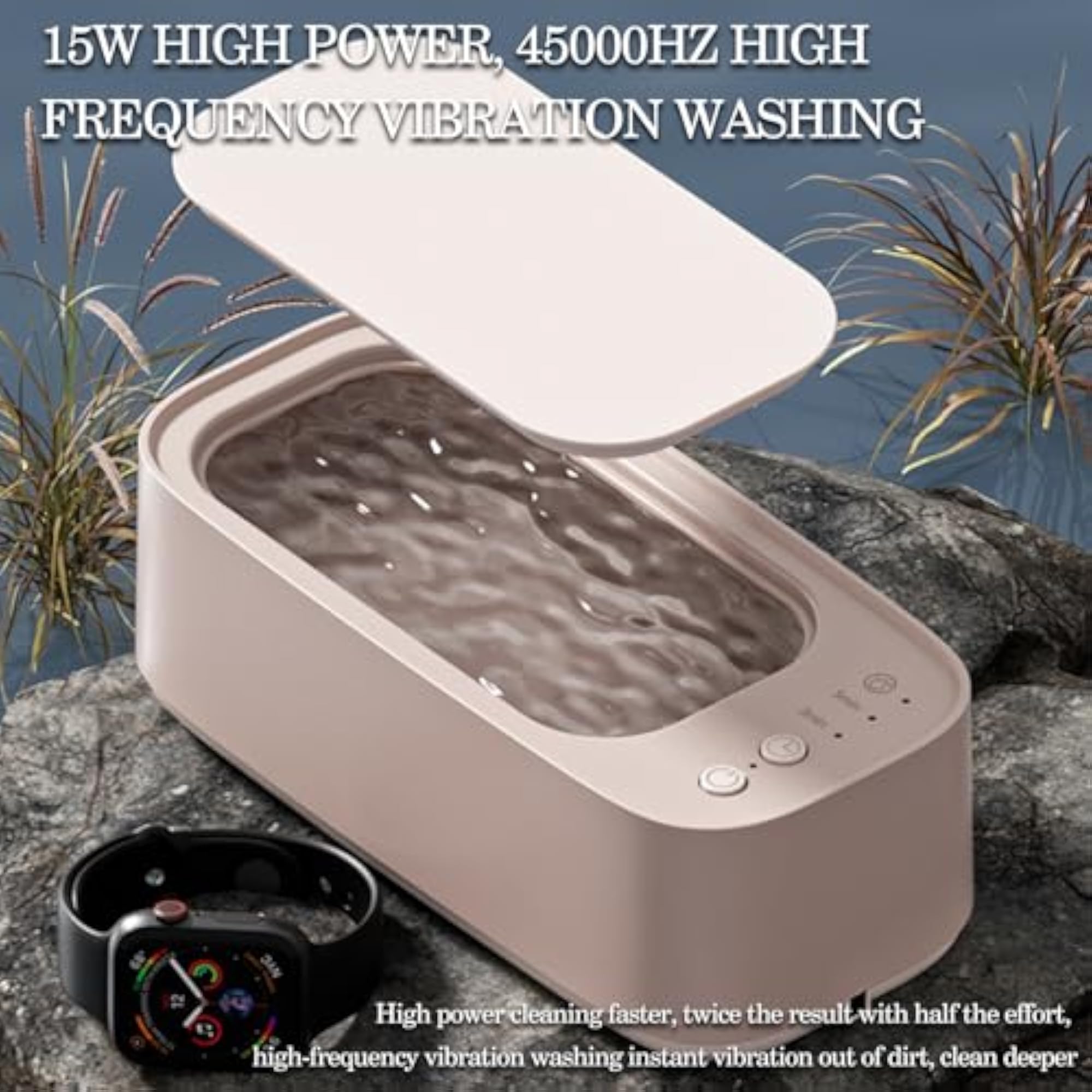 Ultrasonic Jewelry Cleaner with 3 Modes
