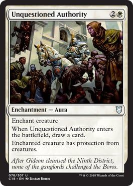 Magic The Gathering - Autoridad incuestionada - Comandante 2018