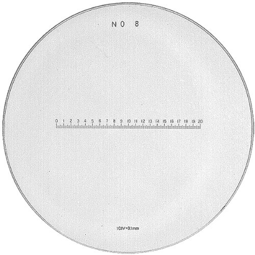 PEAK TSPS08-10 Loupe Precision Millimeter Reticle, 10X Magnification, 35mm Diameter, No 8