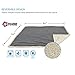 Kritter Planet Waterproof Bed Blanket for Dogs, Washable Stain Proof Pad Bed Cover, Reversible Leakproof Furniture Protector, Liquid Pee Proof Blanket for Couch Sofa, 80x60 inch, Queen Size