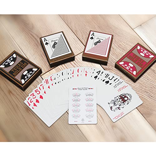 HEMOTON 2sätze wasserdichte PVC Spielkarten Für Partys Und Spiele Robuste Und Langlebige Individuelle Pokerkarten Für Familien Und Freundesabende – Bild 7