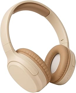 Fone de ouvido bluetooth 5.3 on-ear. cancelamento de ruído e