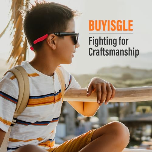 Image of Buyisgle Kids Glasses Strap - No Tail Sunglasses Straps Cords for Boys Toddler and Girls - Eyeglass Holders Around Neck - Adjustable Eyewear String Lanyard Retainer - 3Pcs 10in Multicolor