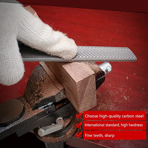 Topqinfengyue Half Round Flat Rasp 4 In 1 Carbon Steel Wood Rasp Steel Carpentry Woodworking Files Wood Rasp Hand Files Woodworking Tools And Accessories(8''/200Mm) #TOP4