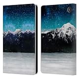 Head Case Designs Officially Licensed Patrik Lovrin Galaxy Mountain Above Clouds Dreams Vs Reality Leather Wallet Case Compatible with Amazon Fire 7 2022