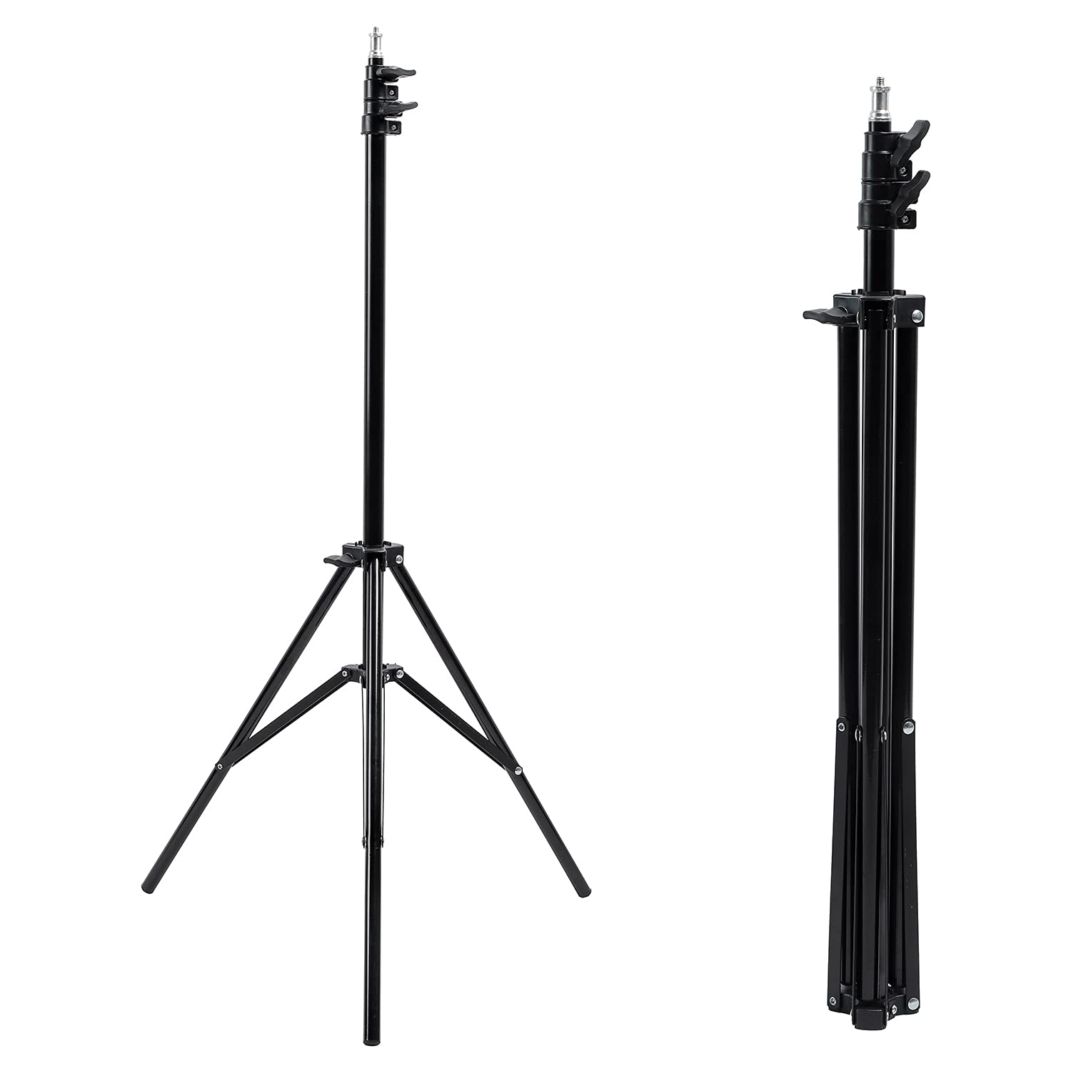 Maclean MC-163 Statyw do oświetlenia pierścieniowego 30 cm, regulowana wysokość 62-190 cm, nośność 3 kg, statyw świetlny
