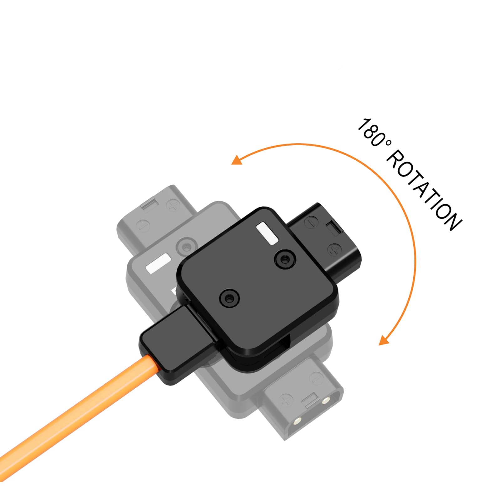 Cavo di alimentazione in nylon intrecciato D-Tap a 2 pin, capacità 150 W, adatto per la produzione di film, cavo di alimentazione professionale per fotocamera