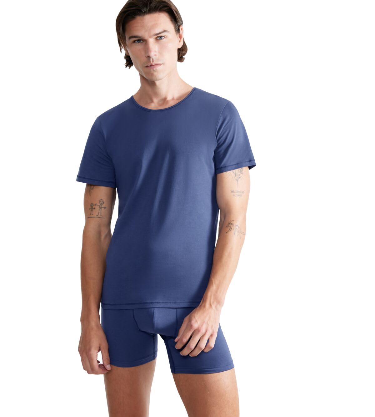 Sloggi Womens Ever Ease O-Neck Shirt, Deep Cobalt, S UK