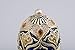 Keren Kopal Blue Faberge Style Egg Music Playing Trinket Box Decorated with Yellow Austrian Crystals Collectible Gift Idea