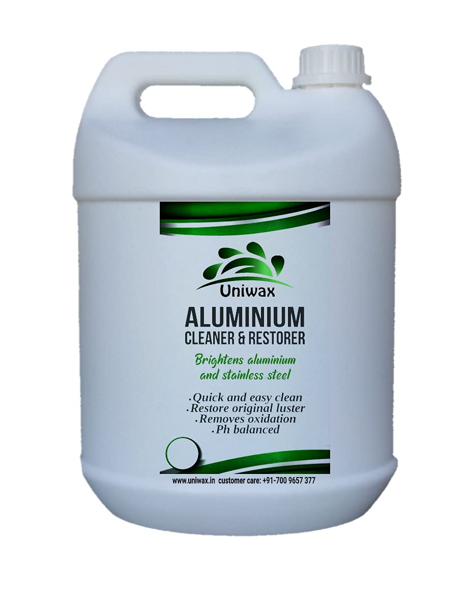 UNIWAX- Aluminium Cleaner & Restorer(5000ML) 5kg Instant Cleaner Polish, Anti-Tarnish, Shine, Removes Grease, Dirt and tough stains (B07JNMDJ32) Amazon Price History, Amazon Price Tracker