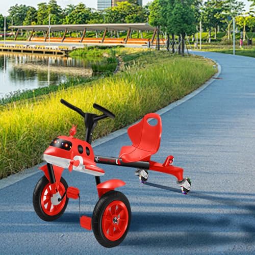 kowaku Elektrisches Drifting Go Kart Drifting Car Scooter für Kinder Elektrik Go Kart für ab 6 Jahren, Rot – Bild 7