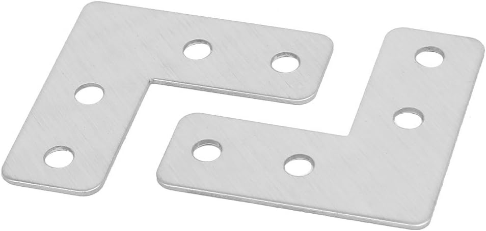 40mmx40mmx1mm Metal Shelf Brackets & Supports L Shaped Flat Fixing Mending Repair Plates Brackets Brackets 100pcs