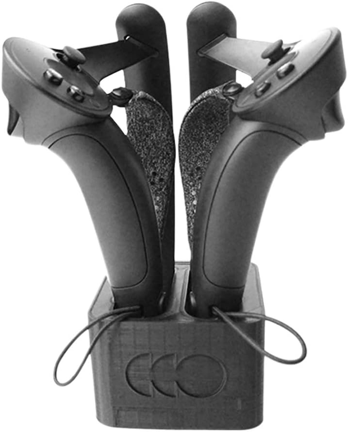 VR Charging Stand for Valve index VR (Fast Charging,magnetic charging cable)Display Charging Station Charge Two Handles at The Same Time Solid Base Beautiful Charging Method, Suitable for Valve Index
