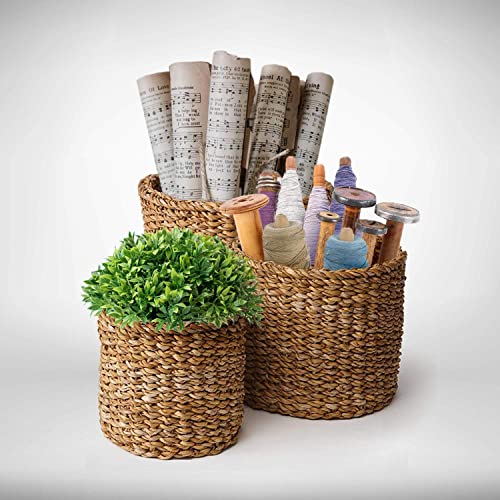 Napa Home & Garden Seagrass Small Round Baskets, Set Of 3 #TOP2