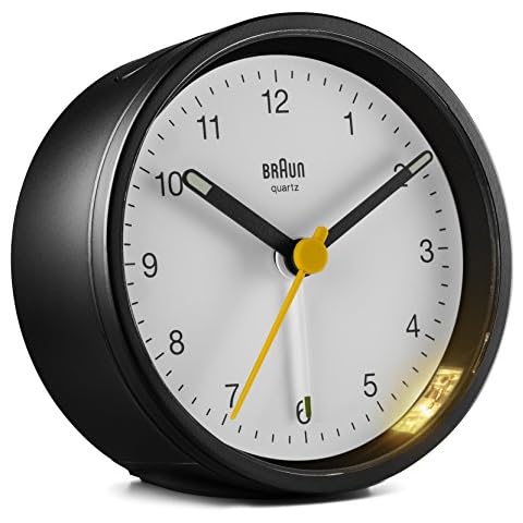 Réveil Braun BC12BW avec Snooze Cover