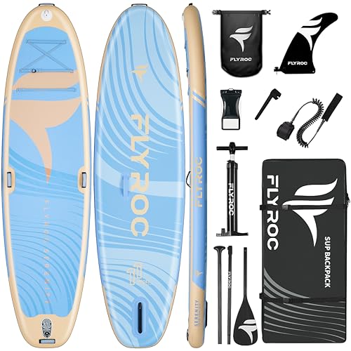 Image of 11'6 /11'x35 Extra Wide Inflatable Paddle Board, 450 /430lb Capacity Stand Up Paddle Board for Adults (x3), Stable Inflatable SUP, All Skill Levels, 3 /5 Handles, 100L Backpack, 3PCS Paddle, 5L Dry Bag