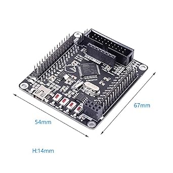 STM32F405RG مجلس التنمية ARM STM32F4 JTAG / SWD وحدة تحكم MCU قابلة للبرمجة STM32 Cortex-M4 لوحة النظام