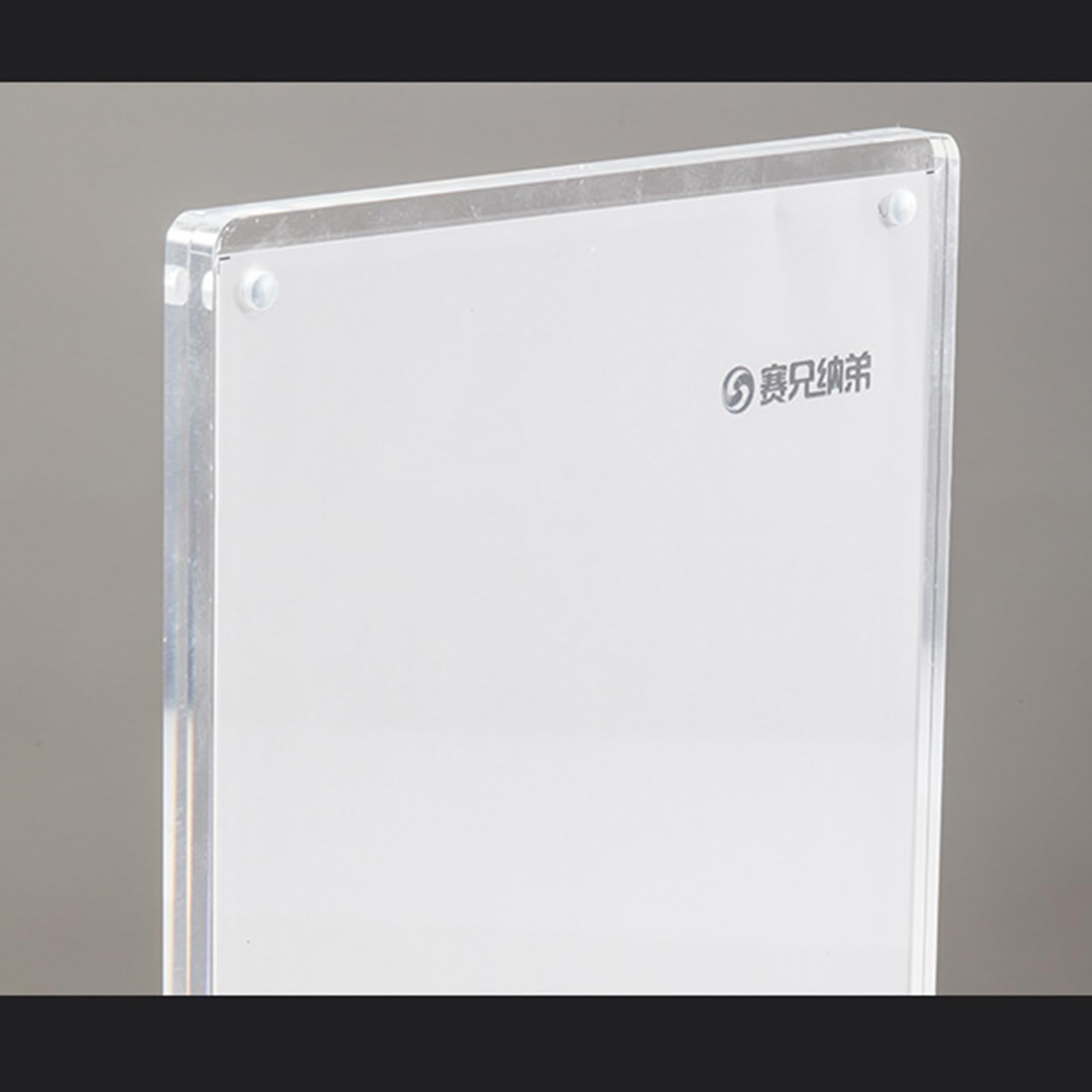 Espositori da Tavolo in Acrilico,Porta Cartelli in Acrilico,Espositore da Tavolo,Acrylic Sign Holder,Bordi Lisci,Robusti,Facile da Pulire,per Cartelli,Brochure,Volantini,Menu