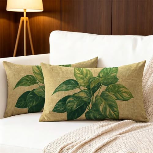 Housse de coussin extérieur 50x70 imperméable beige pour aménager votre canapé - 6