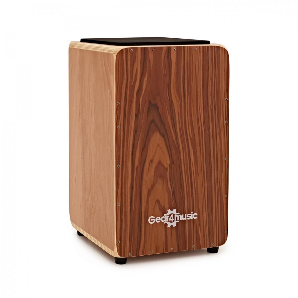 Gear4music - Tamburo per Cajon con sedile Gigbag, Sapele