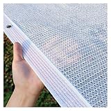 YAEGER White Shade Cloth 55% Garden Shade Net for Greenhouse Plants 10x10ft 10x20ft 13x23ft Outdoor Shade Garden Sun Shade Mesh Screen Cover for Patio Balcony Chicken Coops(6.6x13ft)