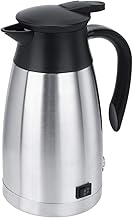 Chaleira elétrica de carro 12V / 24V, 1000ml Caldeira de água rápida e aquecedor de desligamento automático, Aquecedor de chaleira elétrica portátil, Chaleira de viagem de caminhão de carro de aço ino