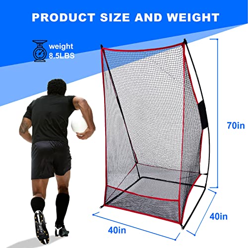 Football Throwing Net,Football Net,Football Target Net,Football Target,Football Training Net,Football Nets For Throwing,Great For Punting, Kicking, Passing Or Snapping,Easy To Assemble,3X6Ft #TOP3