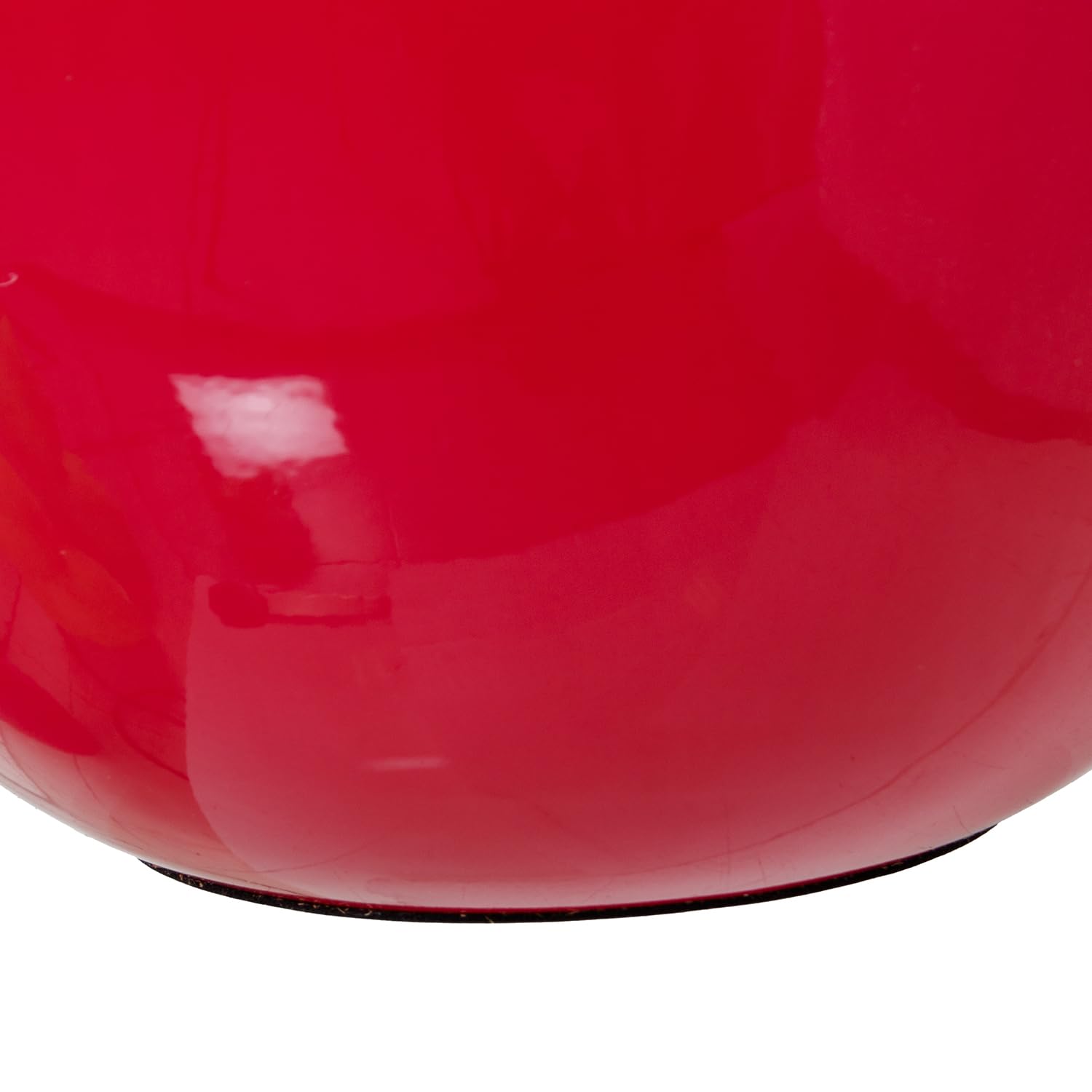 PORTAVELAS METAL ESMALTADO ROJO_°20X22CM