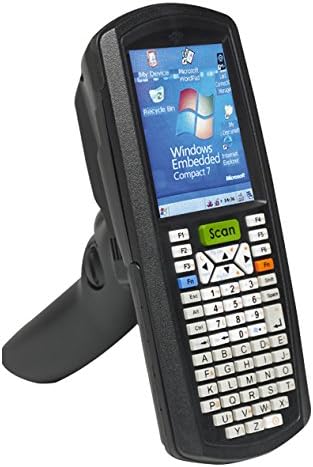 TouchStar TS8000 Standard Range Rugged Barcode Scanner, Alpha Numeric, CE7.0, Handle, High Capacity Battery, Wi-Fi ABGN Terminal Emulation App Lock, Black, 2690901/201/655024/001/655023/001