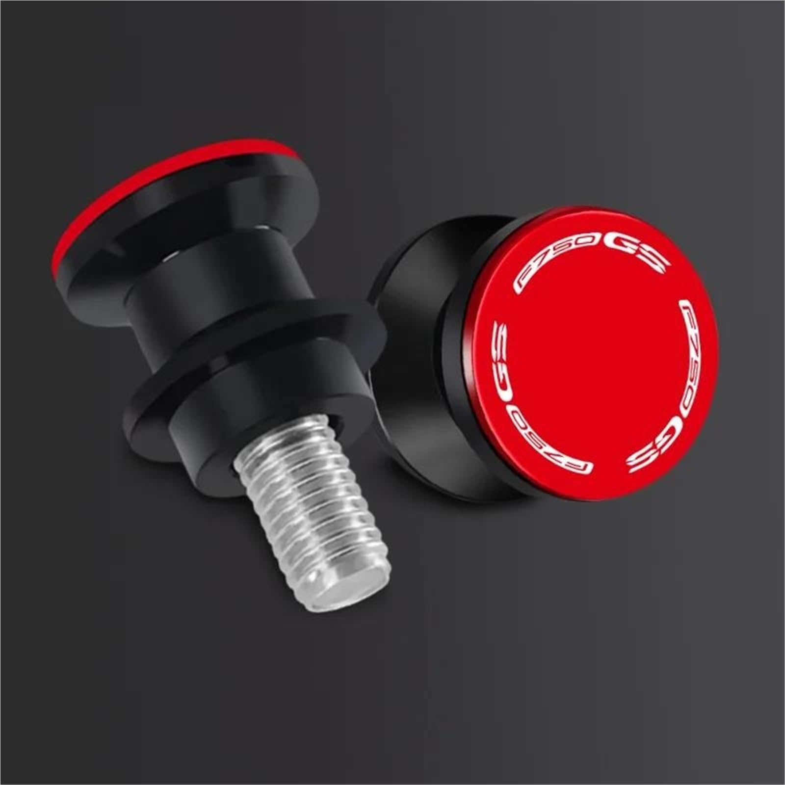 Bobines bras oscillant F850GS ADV support coulissant 8mm rouge 2018-2025
