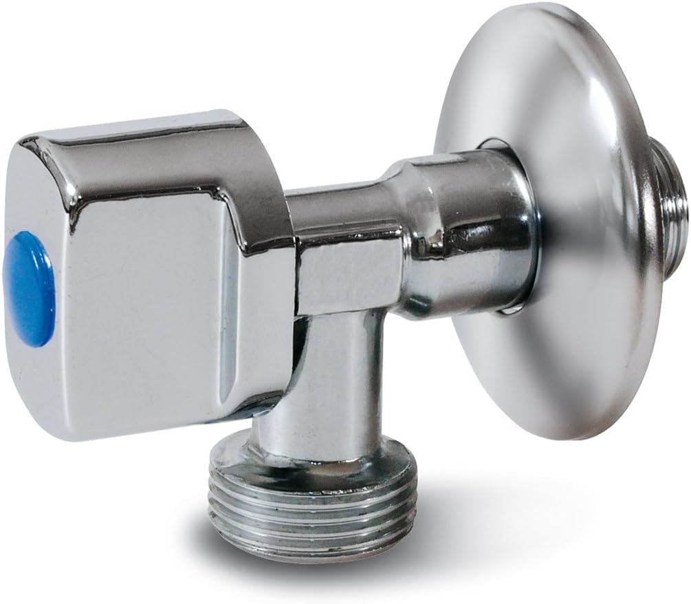 GRIFO LAVADORA DE ESCUADRA VOLANTE GRANDE (1/2" x 3/4") 2 unidades