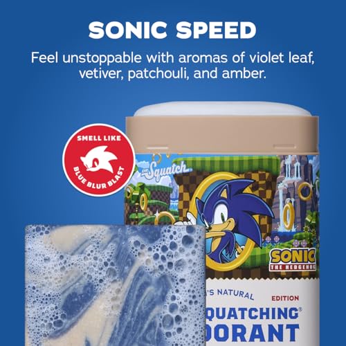 Dr. Squatch Natural Men’s Bar Soap and Deodorant, Sonic (3-Pack) - image 3