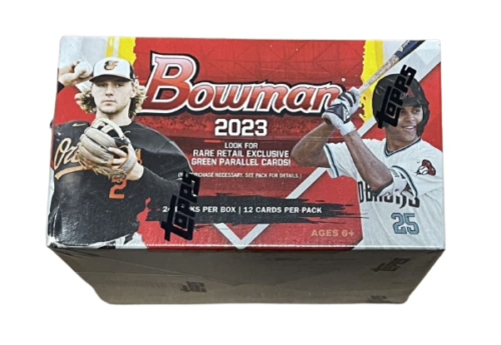 Amazon.com: 2023 Bowman MLB Baseball Factory Sealed Retail Box 24
