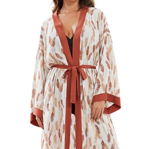 Image of Miss Lavish London Long Kaftan Dress for Women - Summer Printed Plus Size Maxi Caftan
