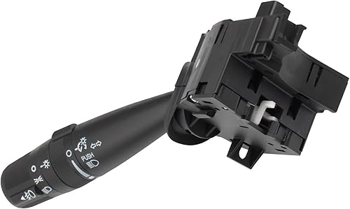 Control de niebla multifunción, señal de giro, interruptor de atenuación de faros delanteros compatible con Jeep JK MK KK XK WK - Reemplazos #