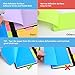 JARLINK 578-in-1 Divider Sticky Notes Set, Super Sticky Page Markers Prioritize with Color Coding, 60 Ruled, 40 Dotted, 40 Blank, 60 Orange and Pink, 150 Index Tabs and 168 Labels