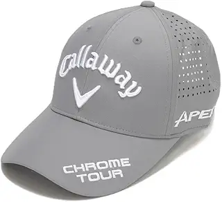 Callaway(キャロウェイ) キャップツアーモデルキャップ プロダクトロゴ 機能スベリ(吸汗速乾) パンチング加工 定番 ゴルフ C26990101メンズ