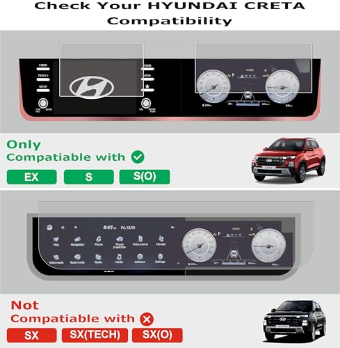 Image of OHAYO Hyundai Car Screen Protector (Hyundai Creta 2024(Matte))
