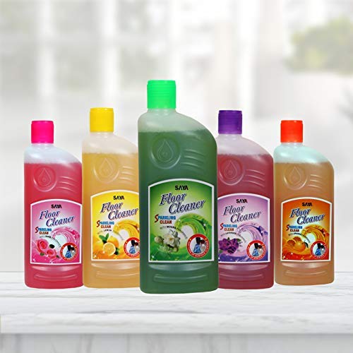 Image of Saya Floor Cleaner Liquid for Cleans and Shines to Tiles, Marble, Italian Floor & Surface Cleaner -(Rose - 1.5L)