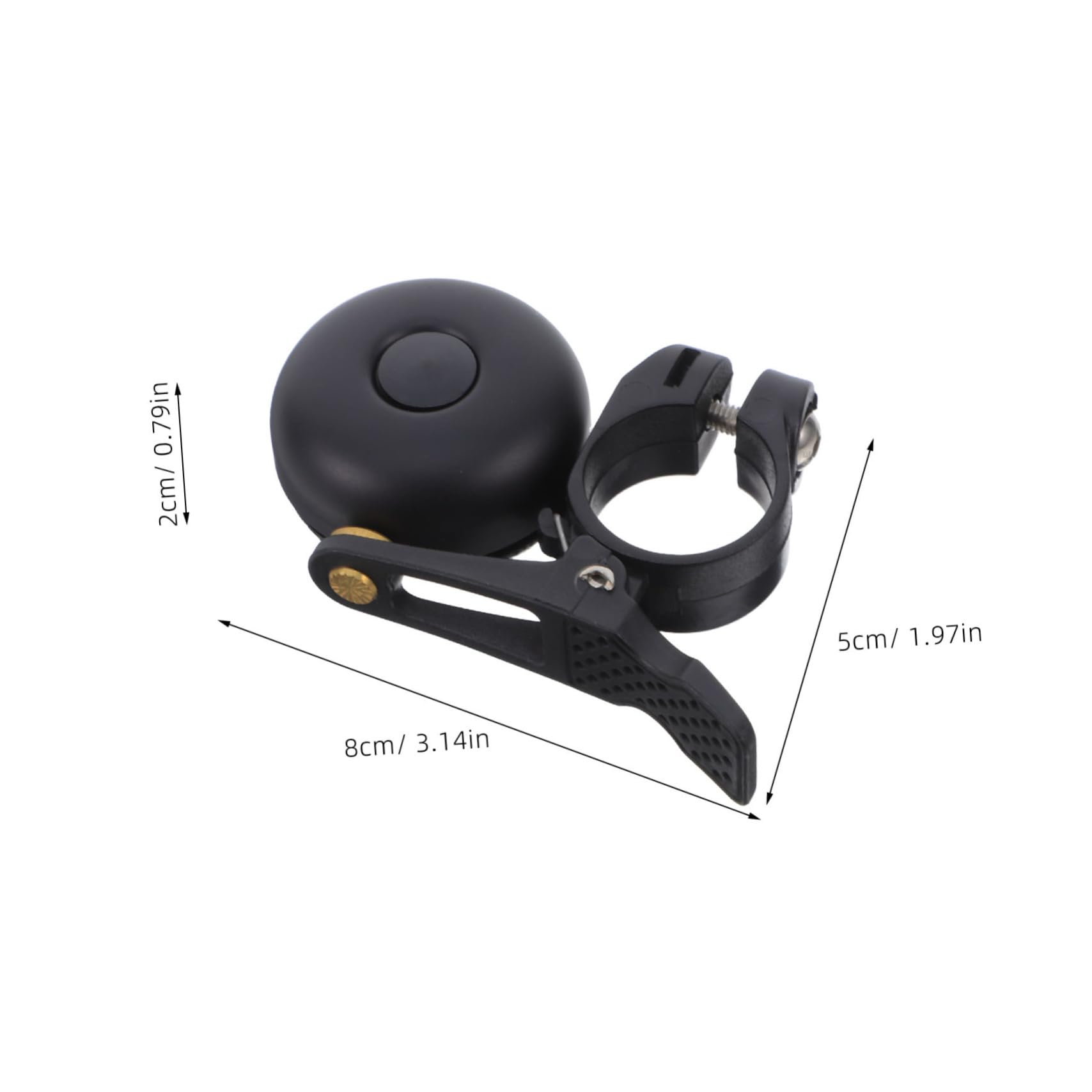 Abaodam Crisp Sound Handlebar Bell for Mountain Road and Folding Bikes Easy to Install Stylish Accessory for Adults