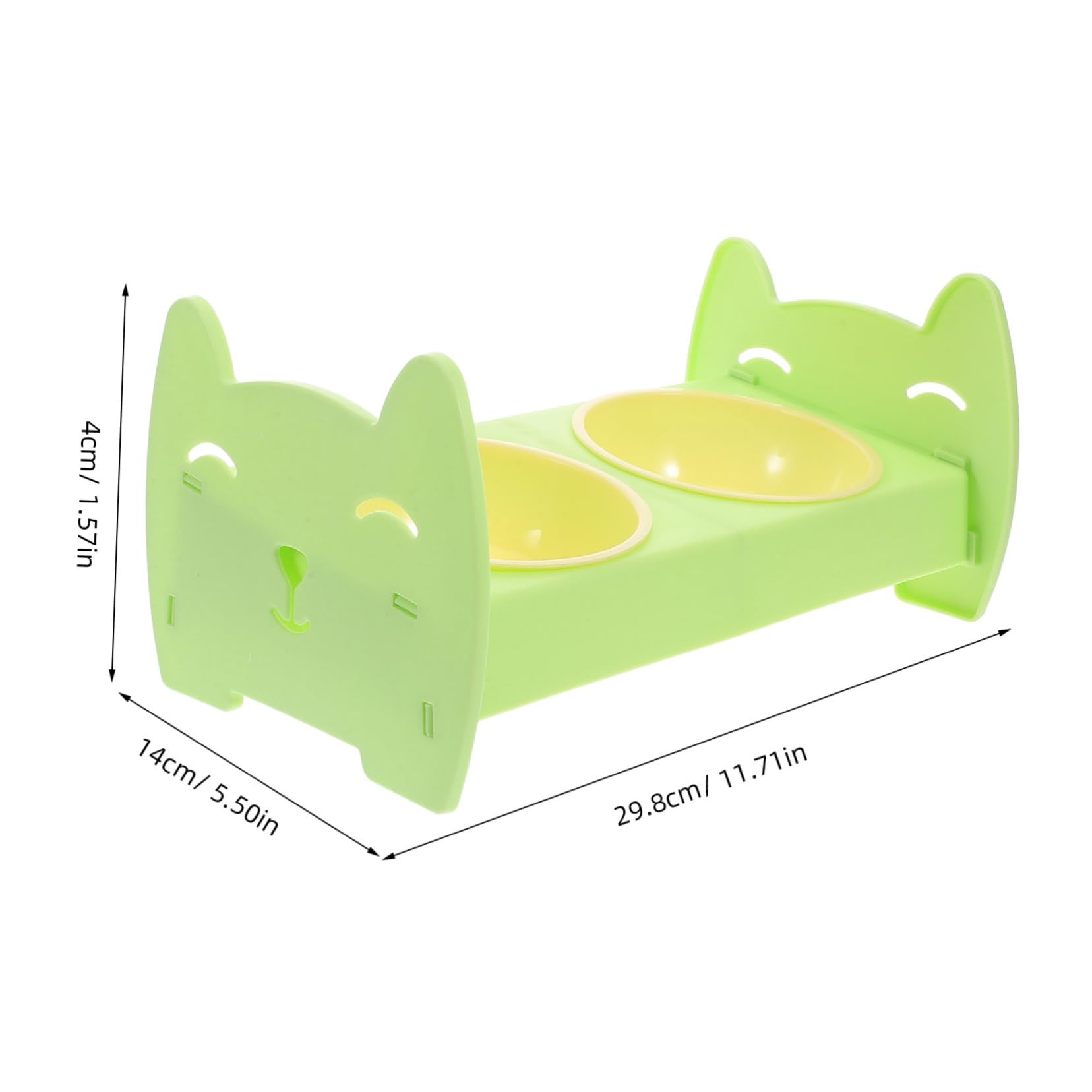 Milisten Cat and Dog Stainless Steel Bowls Large Capacity Slow Feeder Pet Feeding Rack Non-Slip Base for Small Dogs Outdoor Cats