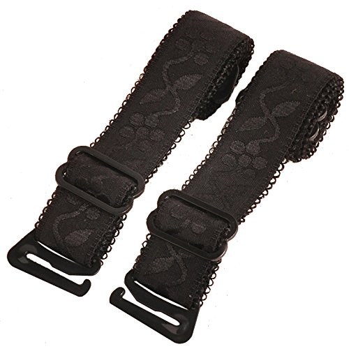 4 Pairs Women's Replacement Adjustable Bra Shoulder Straps (18mm Width) image 5