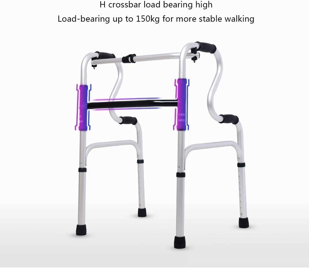 chodziki dla seniorów rama spacerowa, wózek inwalidzki, rehabilitacja dla seniorów, osoby starsze, lekki aluminiowy rollator, regulowany chodzik z siedziskiem dla osób starszych, niepełnosprawnych,