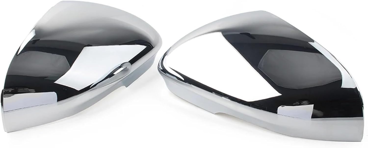 1 Pair Car Rear Side View Mirror Cover Cap Chrome Compatible For Jaguar XF XFR XFR-S XE XJ XJR XK XKR XKR-S ABS Plastic Car-styling