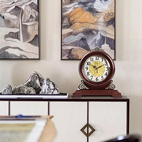 Reloj de mesa vintage oriental con acabados artesanales para decoracion de estancias 8