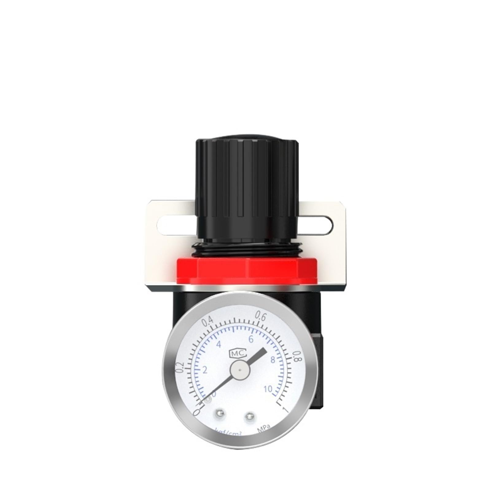 1Pcs AR2000 1/4 Thread BSPT Pneumatic Air Compressor Pressure Regulator 4MM 6MM 8MM 10MM 12MM Reduction Valve Connector Fittings(AR2000)
