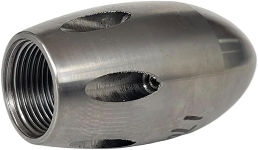 Stainless Steel Sewer Cleaning Nozzle 1" Female 130-170LPM Jetter Nozzle(170LPM)