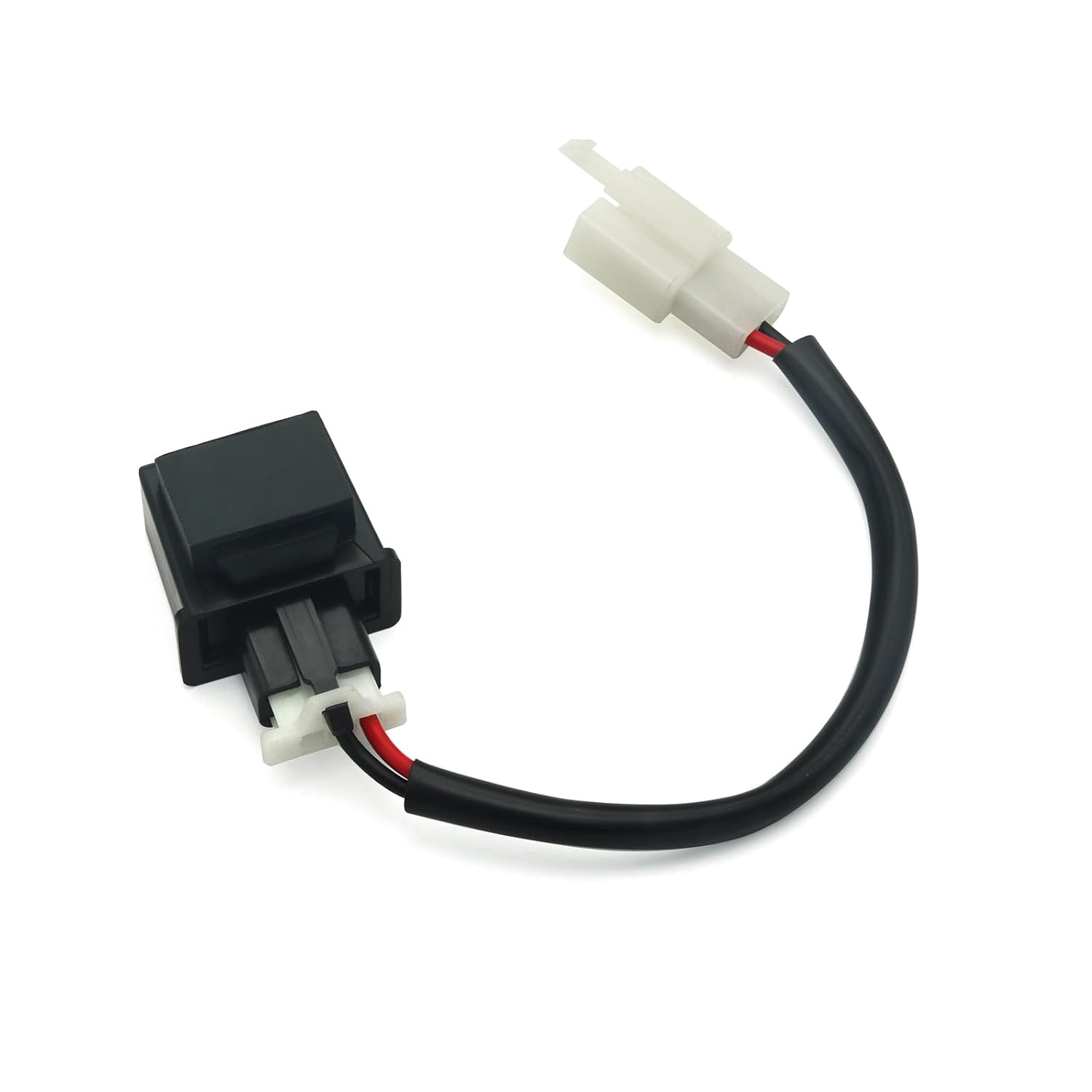 12V 2-Pin LED Flasher Relay Fix Hyper Flash, Turn Signal Light Blinker Relay Compatible with Motorcycle Scooter ATV UTV, Electronic LED Flasher Relay for Fast Flash Issue
