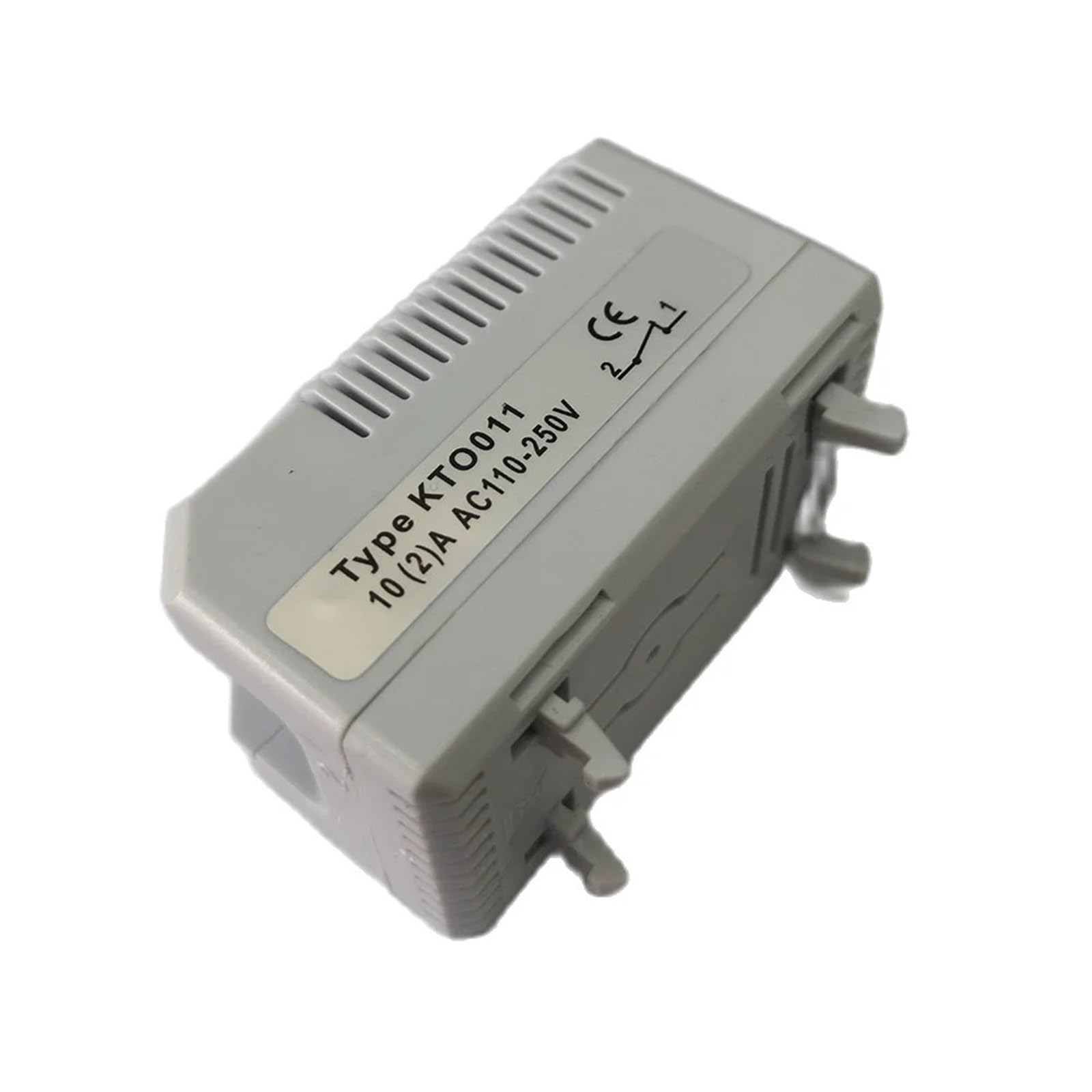 Regolatore di temperatura NO e normalmente chiuso Din Rail Mini termostato meccanico compatto(Orange)